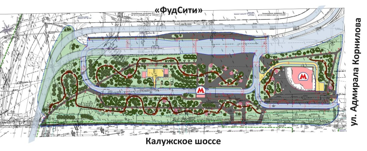 Метро корниловская. Проект благоустройства возле ст.м. Воронцовская. Благоустройство началось возле станции метро «Яхромская».